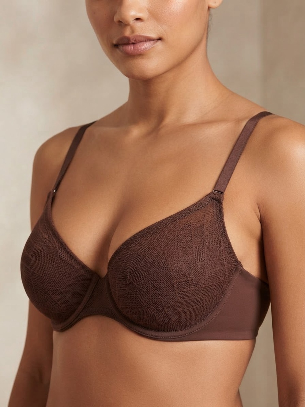 True & Co Sienna Lace Bra 34DD New with Tags
